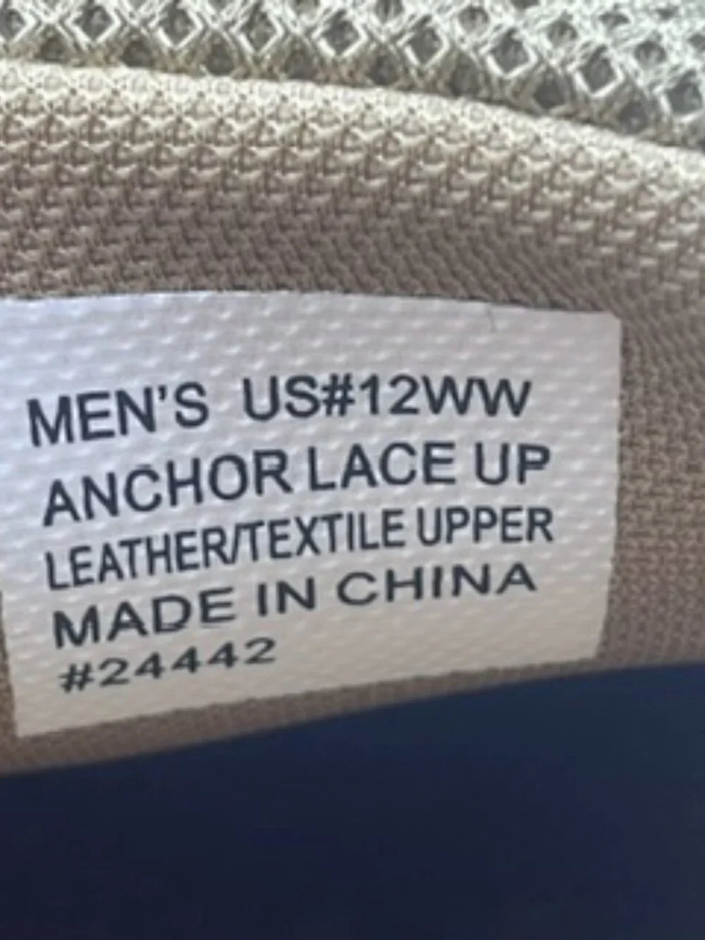 NEW Margaritaville Anchor Boat Shoes Men’s 12 Wide Lace up Leather NWT